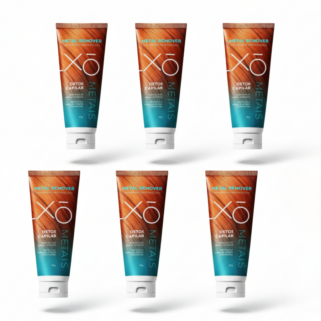 Kit 6 Detox Capilar Xô Metais 45g | 22 Cosméticos