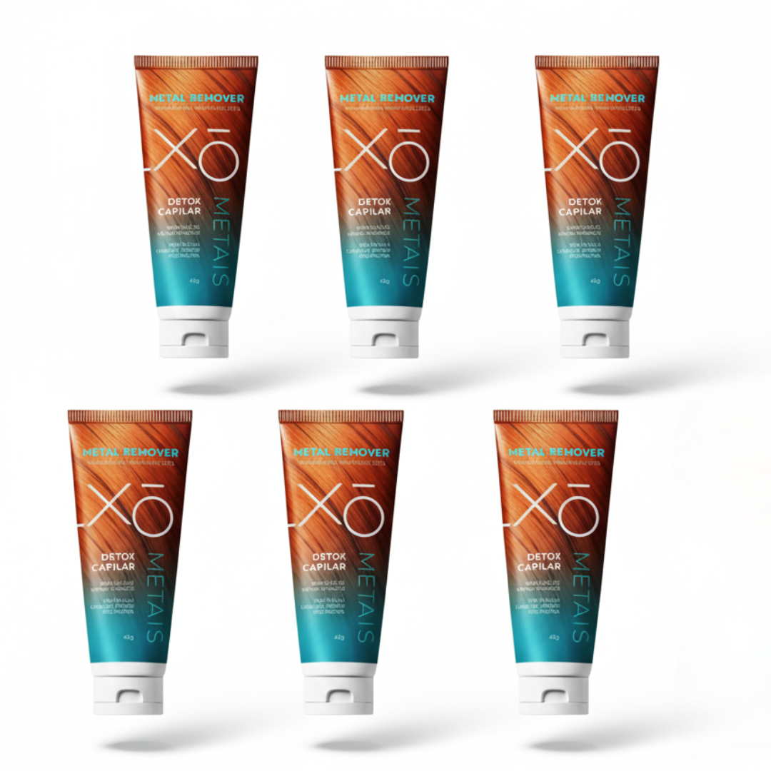 Kit 6 Detox Capilar Xô Metais 45g | 22 Cosméticos